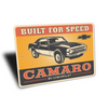 1st-generation-camaro-built-for-speed-aluminum-sign