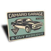 1st-generation-camaro-guy-hideout-aluminum-sign