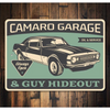 1st-generation-camaro-guy-hideout-aluminum-sign