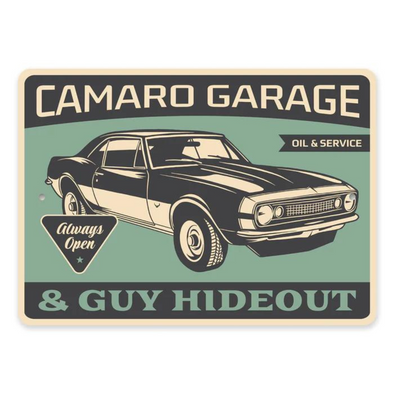 1st-generation-camaro-guy-hideout-aluminum-sign