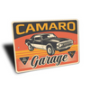1st Generation Camaro Oil & Service Aluminum Sign