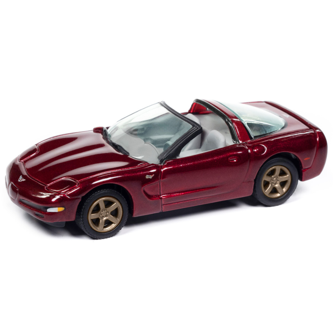 2003 Chevrolet Corvette Convertible "50th Anniversary" Anniversary Red Metallic "Classic Gold Collection" 1/64 Diecast Model Car