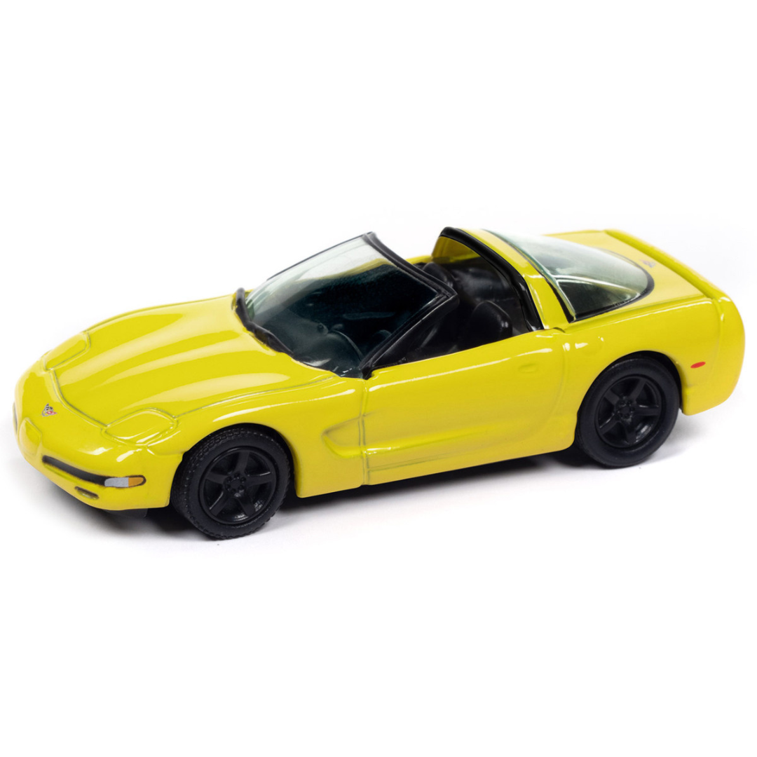 2003 Chevrolet Corvette Convertible "50th Anniversary" Millennium Yellow "Classic Gold Collection" 1/64 Diecast Model Car