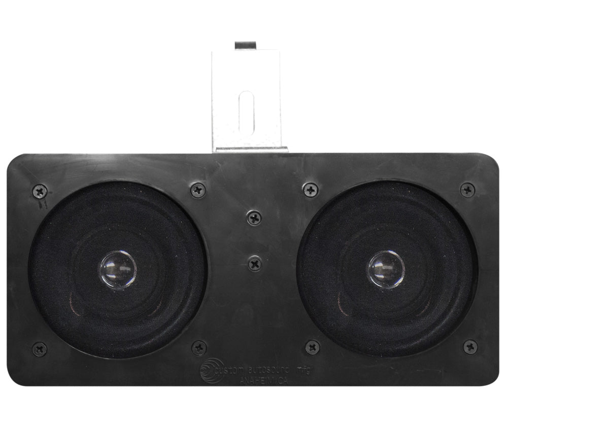 Dual dash speaker assembly with Kenwood speakers, Custom Autosound KNW-2008