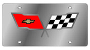 Stainless-License-Plate-Cover---Flags-201321-Corvette-Store-Online