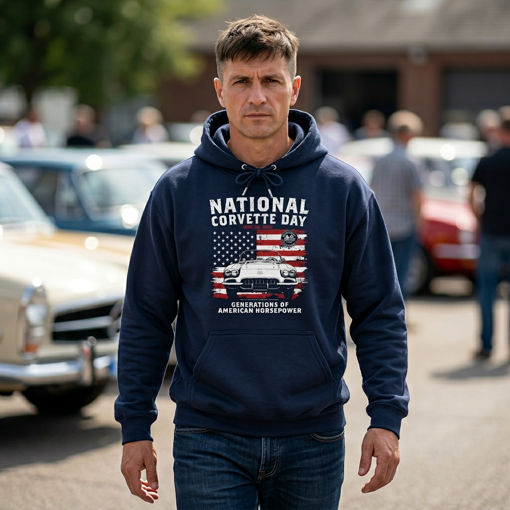 National Corvette Day 2026 Hooded Sweatshirt – Limited Edition (Through June 30, 2026)