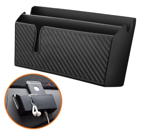 Carbon-Fiber-Style-Dashboard/Console-Auto-Storage-Pocket-Organizer-204777-Corvette-Store-Online