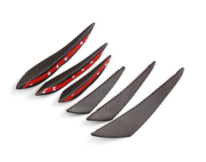 Carbon-Fiber-Style-Front-Splitter/Spoiler-Canard-Set---6pc-Set-204782-Corvette-Store-Online