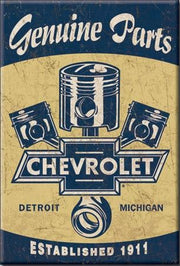 1953-2023 Corvette Chevrolet Genuine Parts Pistons Magnet - CA-204998-Corvette-Store-Online