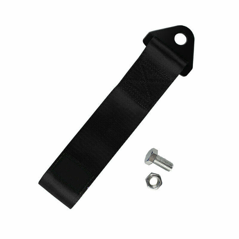 Front/Rear-Bumper-Hook-Tow-Strap---High-Strength---Bolt-On-Install---Black-207001-Corvette-Store-Online