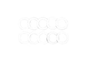 Crush-Washer-&-O-Rings-10pk-Fittings----4AN-Aluminum--10AN-Viton-209194-Corvette-Store-Online