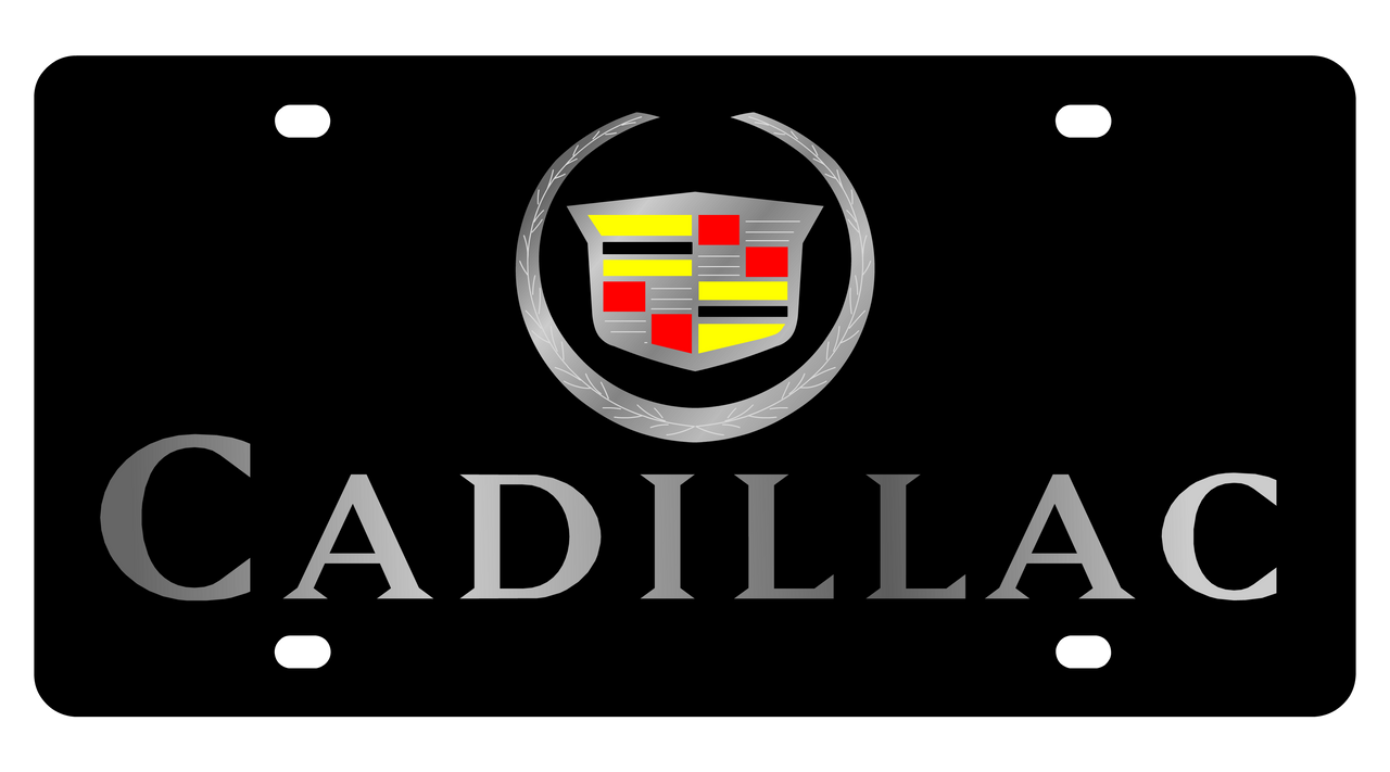 Cadillac Acrylic License Plate
