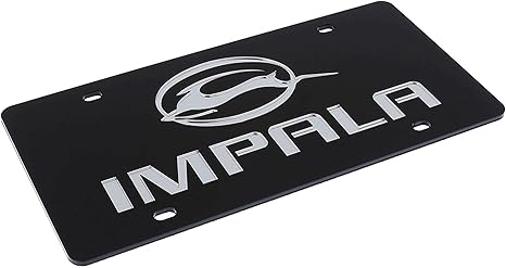 Chevrolet Impala Acrylic License Plate