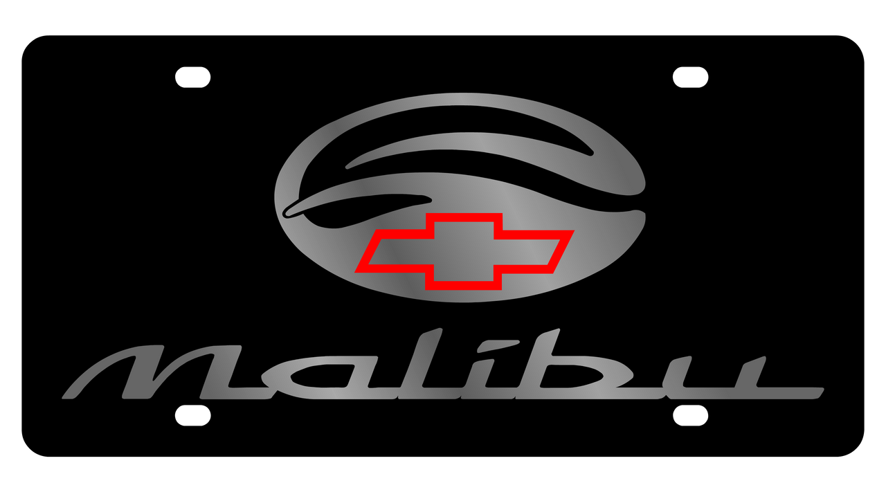 Chevrolet Malibu Acrylic License Plate