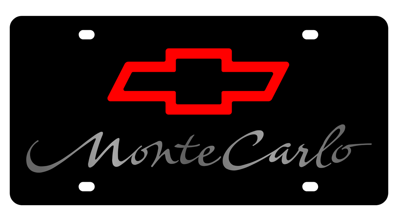 Chevrolet Monte Carlo Acrylic License Plate