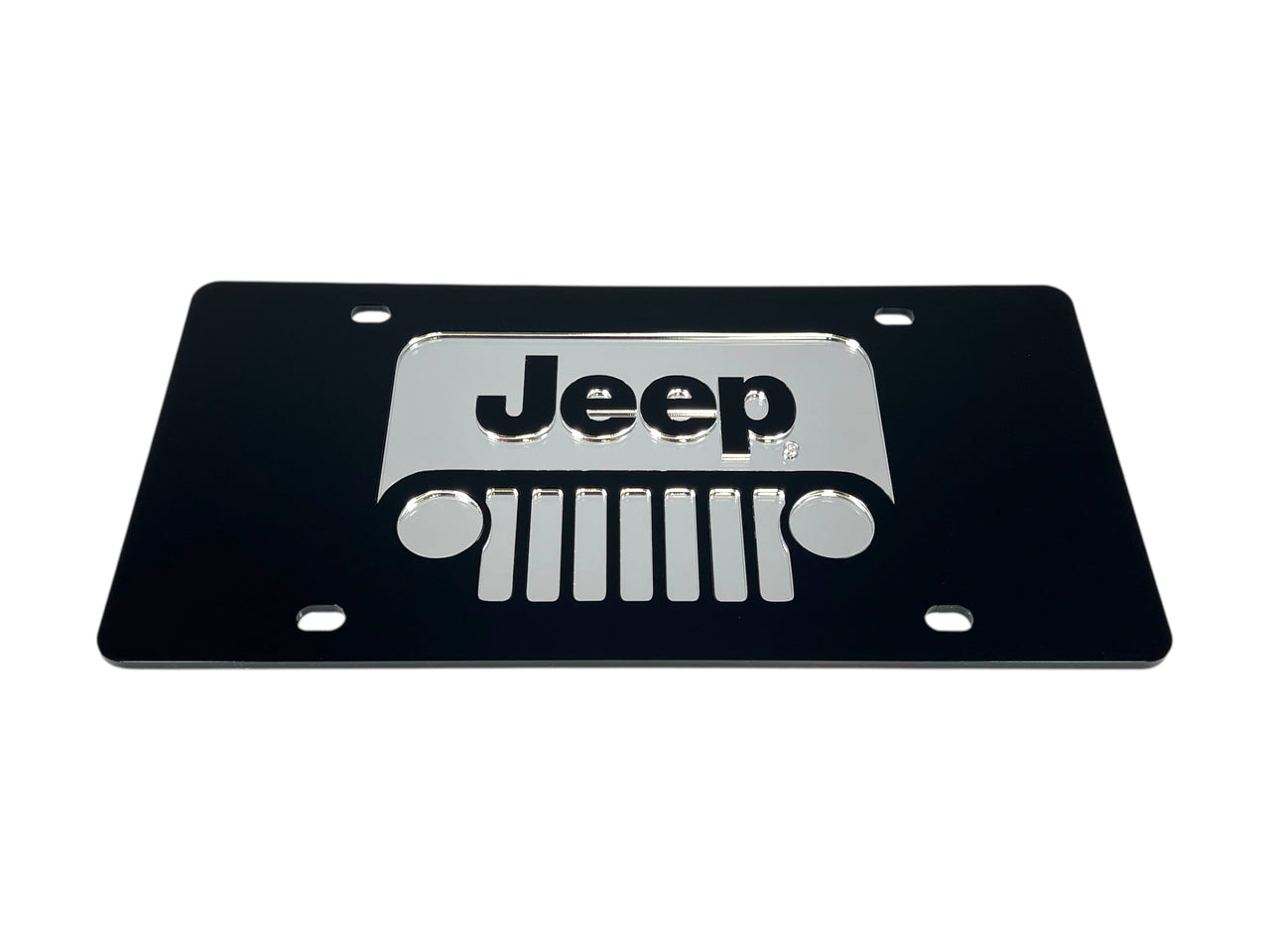 Jeep Grill Acrylic License Plate