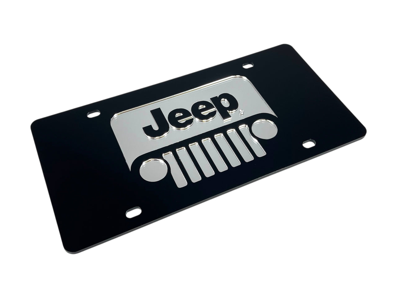 Jeep Grill Acrylic License Plate