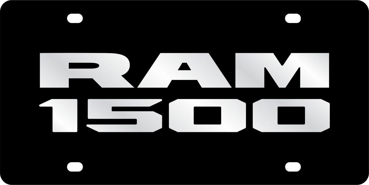 Ram 1500 Acrylic License Plate