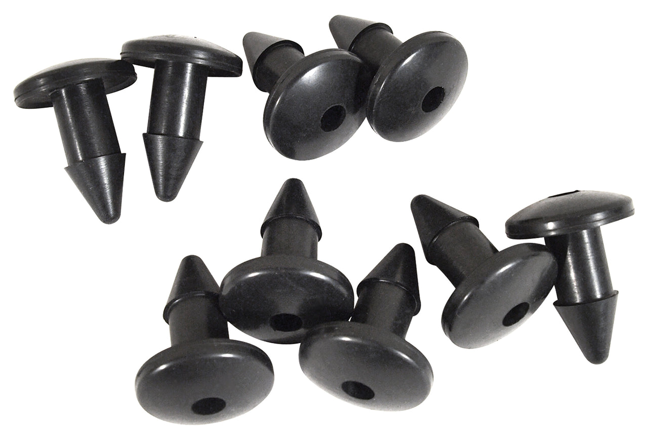 1968-1982 Corvette Firewall/Carpet Fasteners. Rubber 9 Piece Set - CA-24572-Corvette-Store-Online