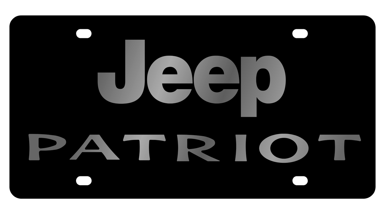 Jeep Patriot Acrylic License Plate