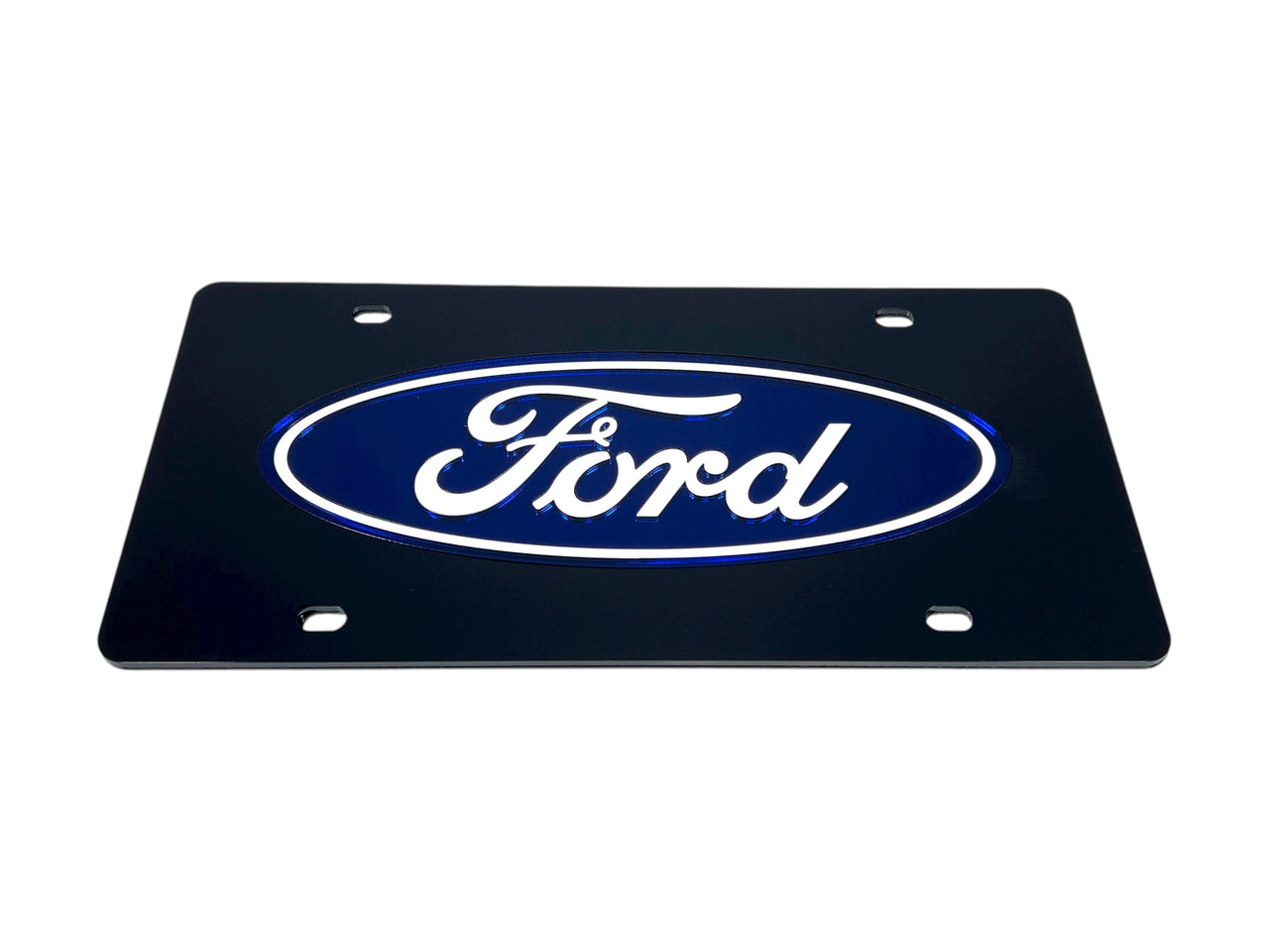 Ford Oval Acrylic License Plate