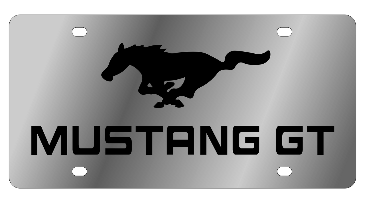Ford Mustang GT Acrylic License Plate