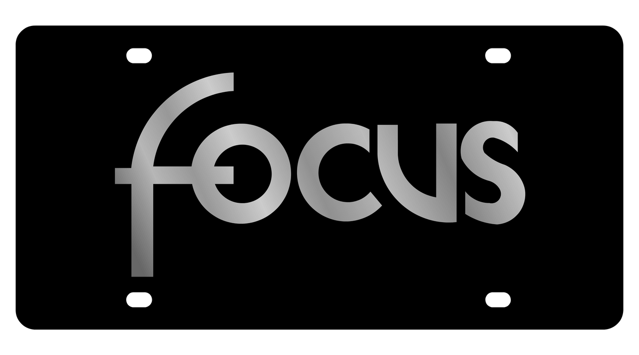 Ford Focus Acrylic License Plate