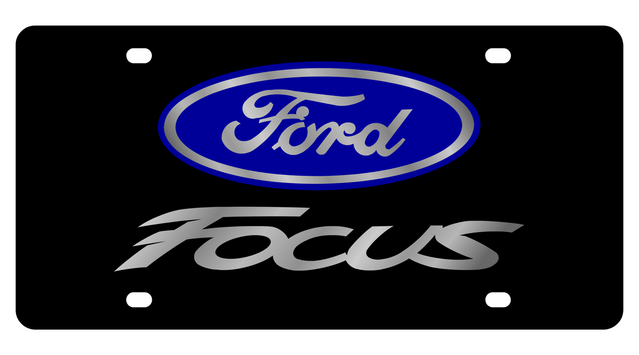 Ford Focus Acrylic License Plate