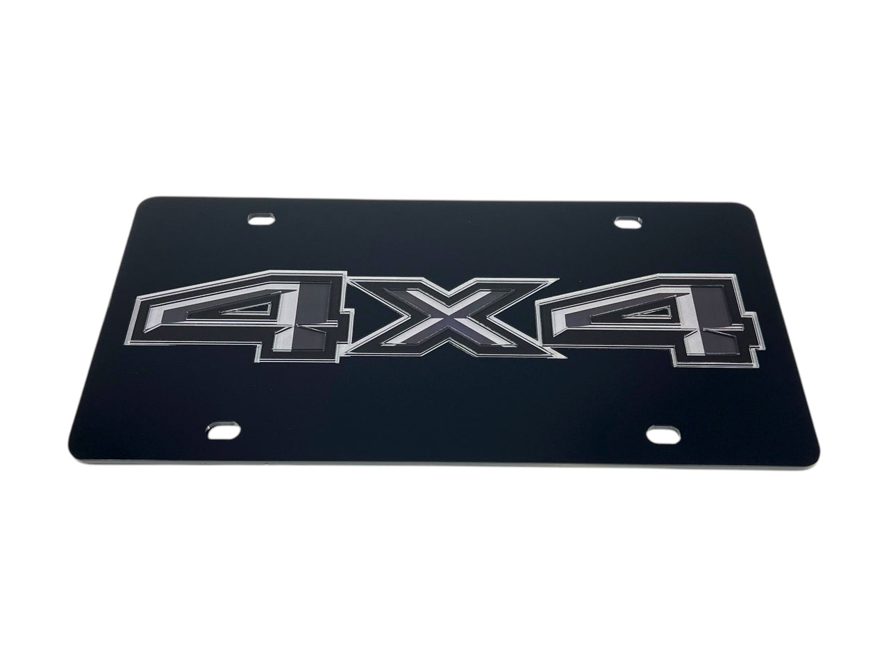 Ford 4X4 Blacked Out Acrylic License Plate