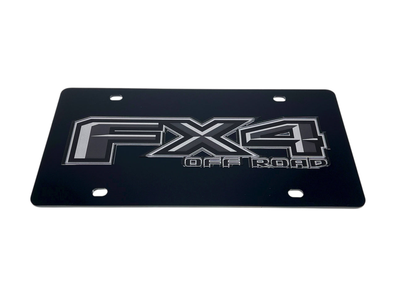 Ford FX4 Monochromatic Acrylic License Plate