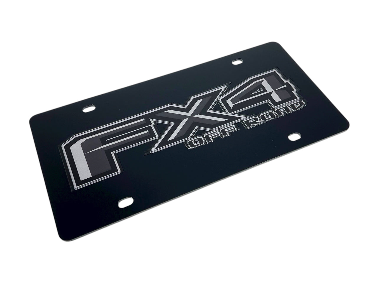 Ford FX4 Monochromatic Acrylic License Plate