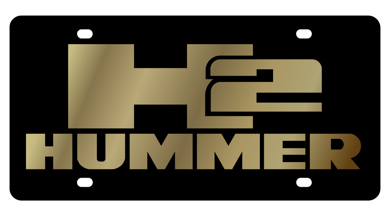 Hummer H2 Acrylic License Plate