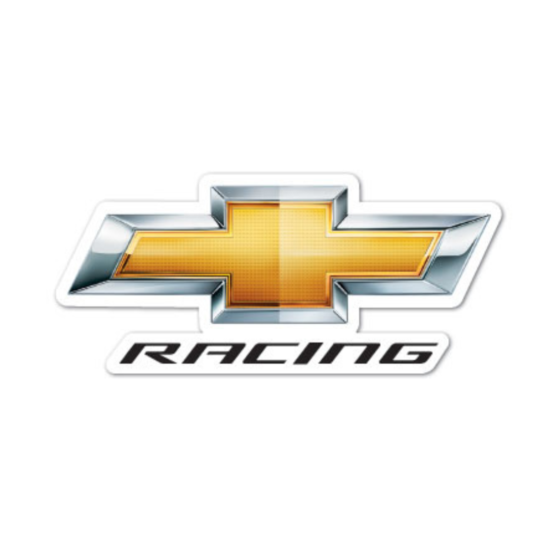 Chevy Racing Gold Bowtie Decal