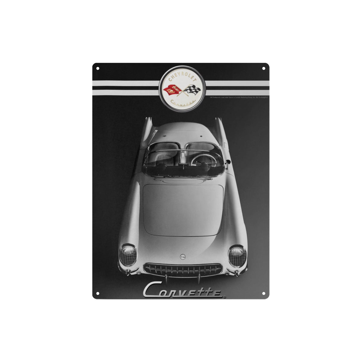 Corvette 1953 C1 Tin Sign 12