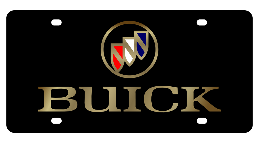 Buick Carbon Steel License Plate
