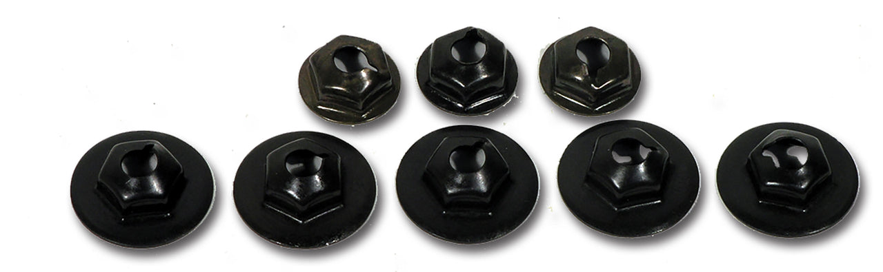 1963-1967 Corvette Outer Heater Box Cover Nuts. 8 Piece - CA-31162-Corvette-Store-Online