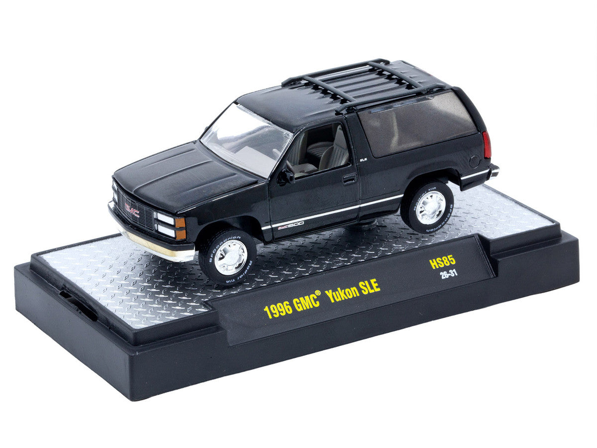 1996 GMC Yukon SLE Black Limited Edition to 17578 pieces Worldwide 1/64 Diecast Model Car