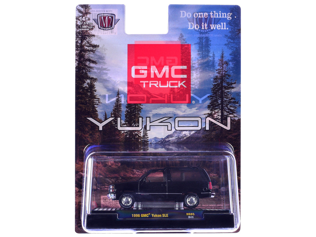 1996 GMC Yukon SLE Black Limited Edition to 17578 pieces Worldwide 1/64 Diecast Model Car