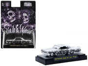 1964 Chevrolet Impala SS "Dia De Los Muertos" White with Graphics Limited Edition to 10560 pieces Worldwide 1/64 Diecast Model Car