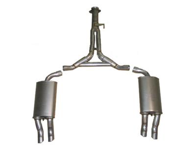 Exhaust-System---Cat-Back-W/Rear-Y-Pipe-W/Crossover-&-Reproduction-Mufflers-31631-Corvette-Store-Online