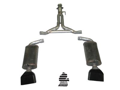 Exhaust-System---Cat-Back-W/Rear-Y-Pipe-W/Crossover-&-MagnaFlow-Mufflers-31635-Corvette-Store-Online