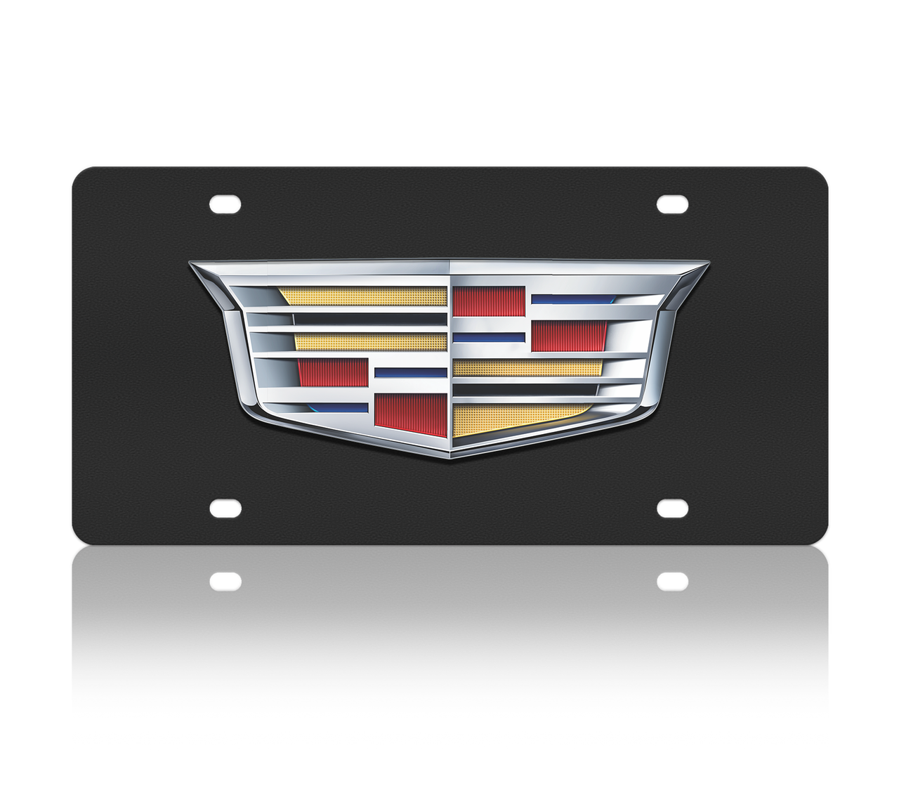 Cadillac Carbon Steel License Plate