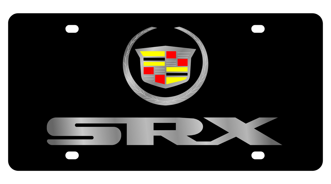 Cadillac SRX Carbon Steel License Plate