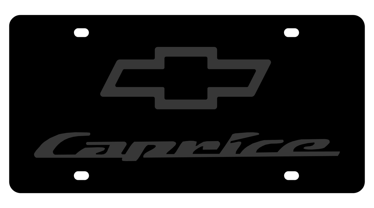Chevrolet Caprice Carbon Steel License Plate