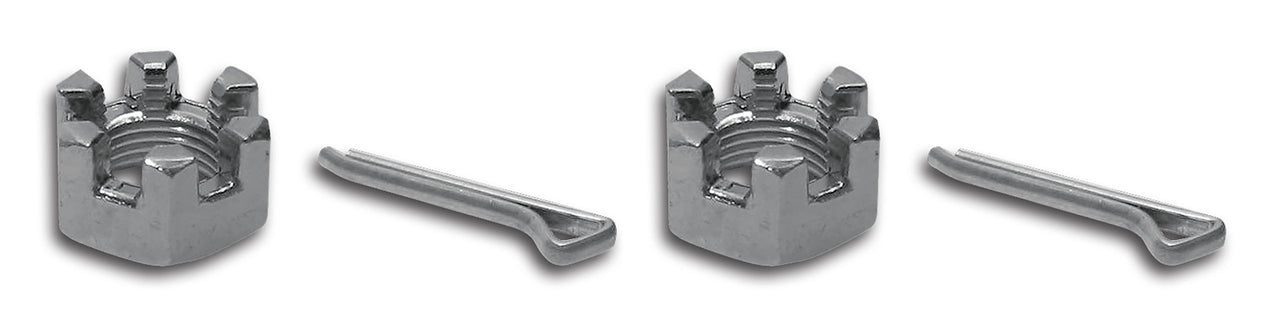 1963-1982 Corvette Rear Shock Mount Bracket Castle Nuts. - CA-33383-Corvette-Store-Online