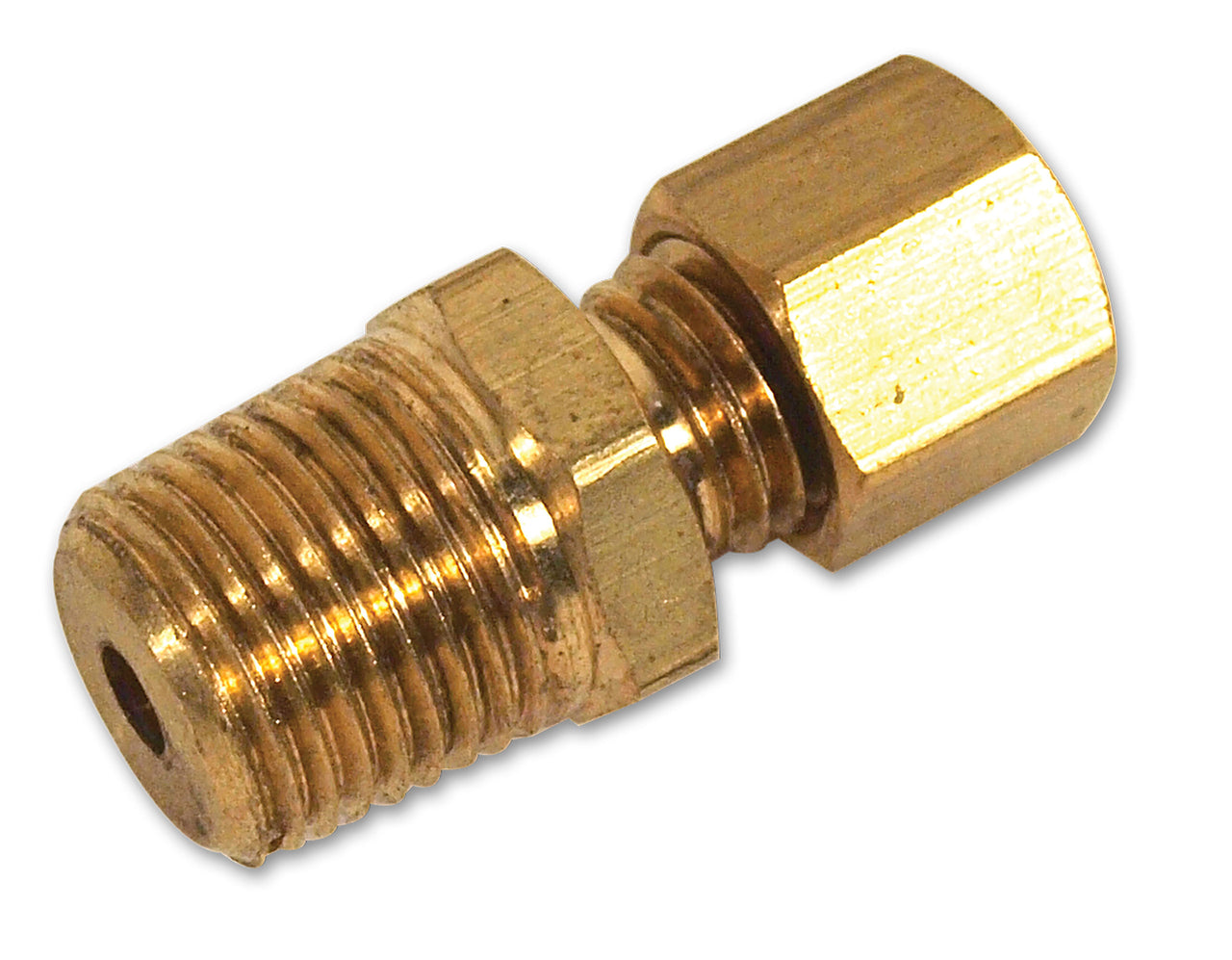 1968-1973 Corvette Oil Line Fitting. 327/350 On Intake - CA-33627-Corvette-Store-Online