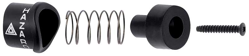 1977-1993 Corvette Hazard Knob Kit - Includes Button, Knob, Spring, Screw - CA-34050-Corvette-Store-Online