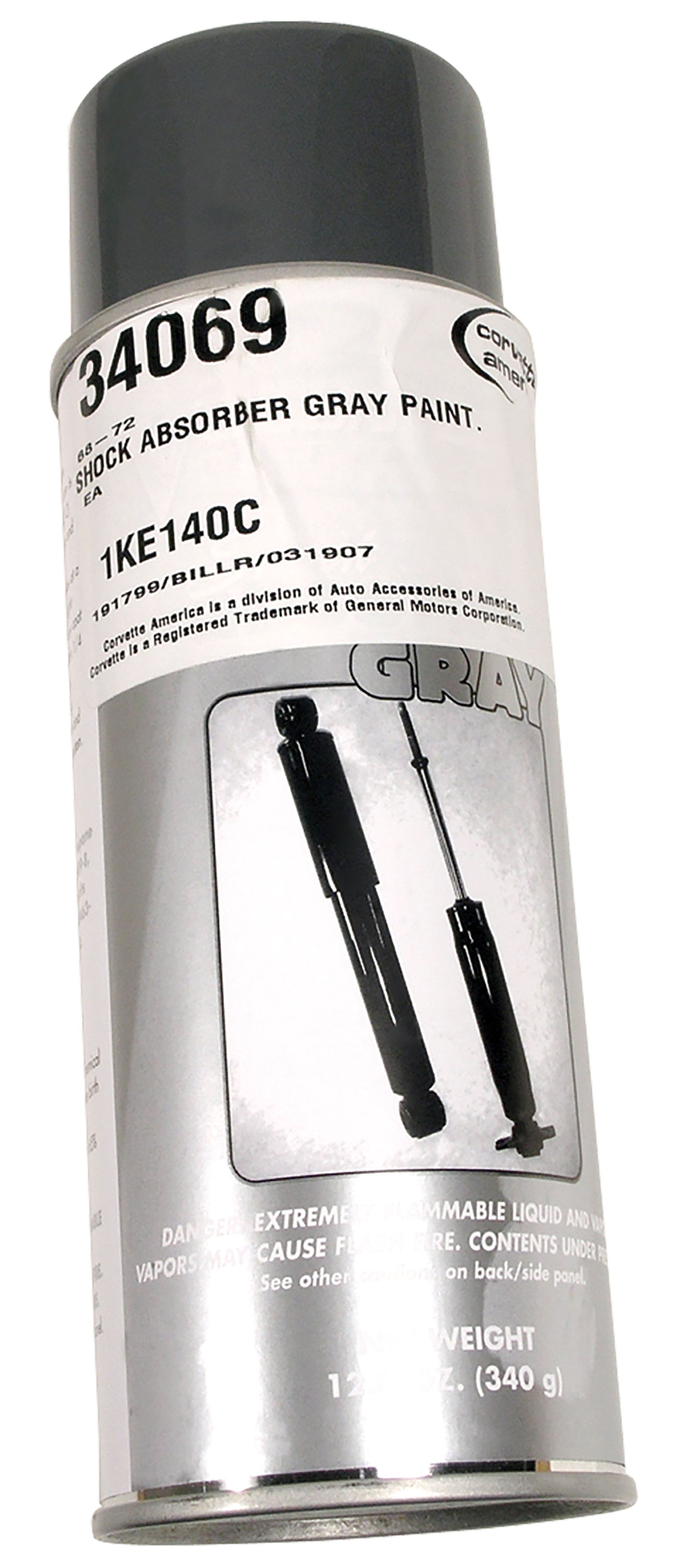 1964-1982 Corvette Shock Absorber Gray Paint. - CA-34069-Corvette-Store-Online