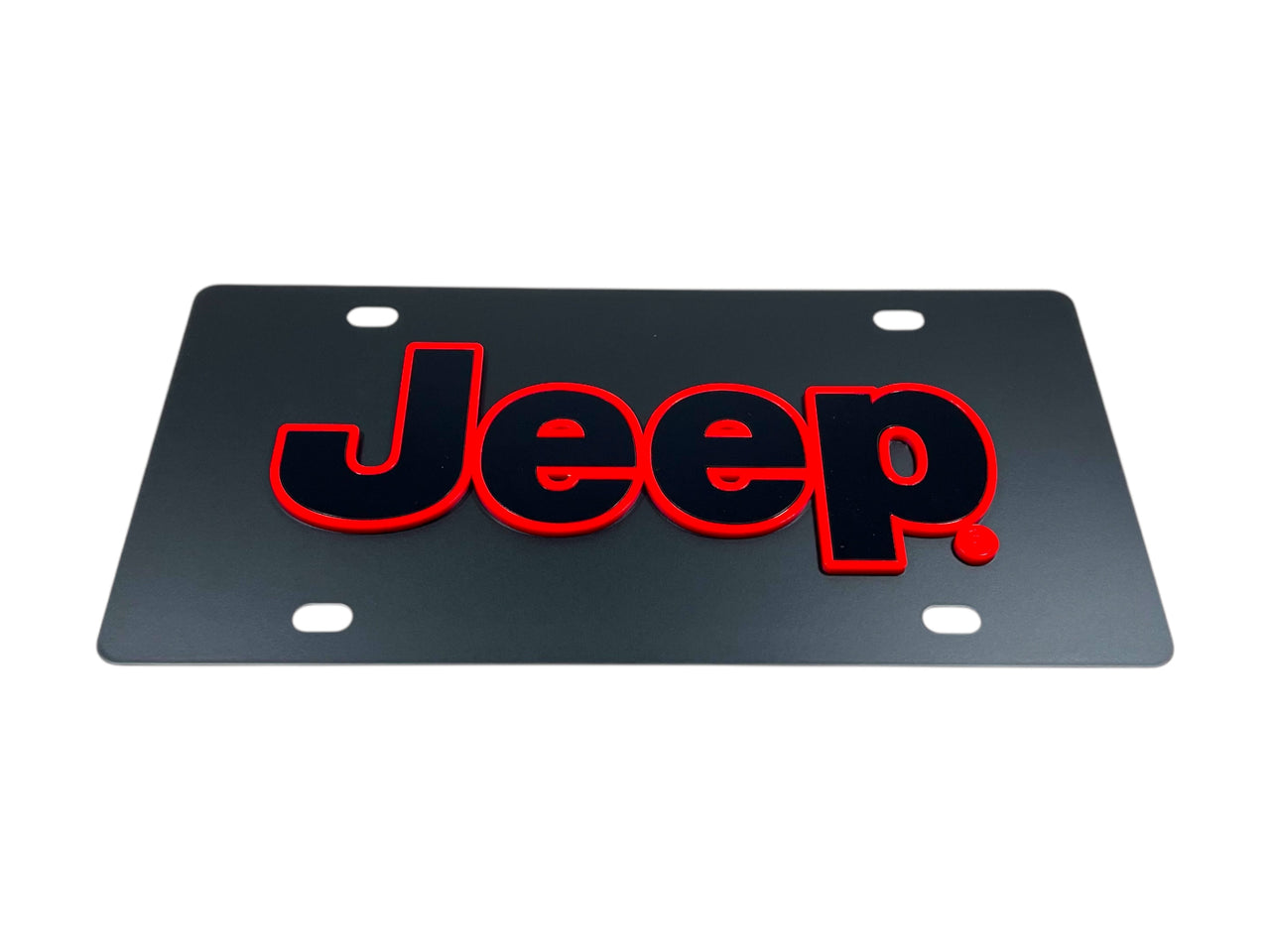 Jeep Carbon Steel License Plate