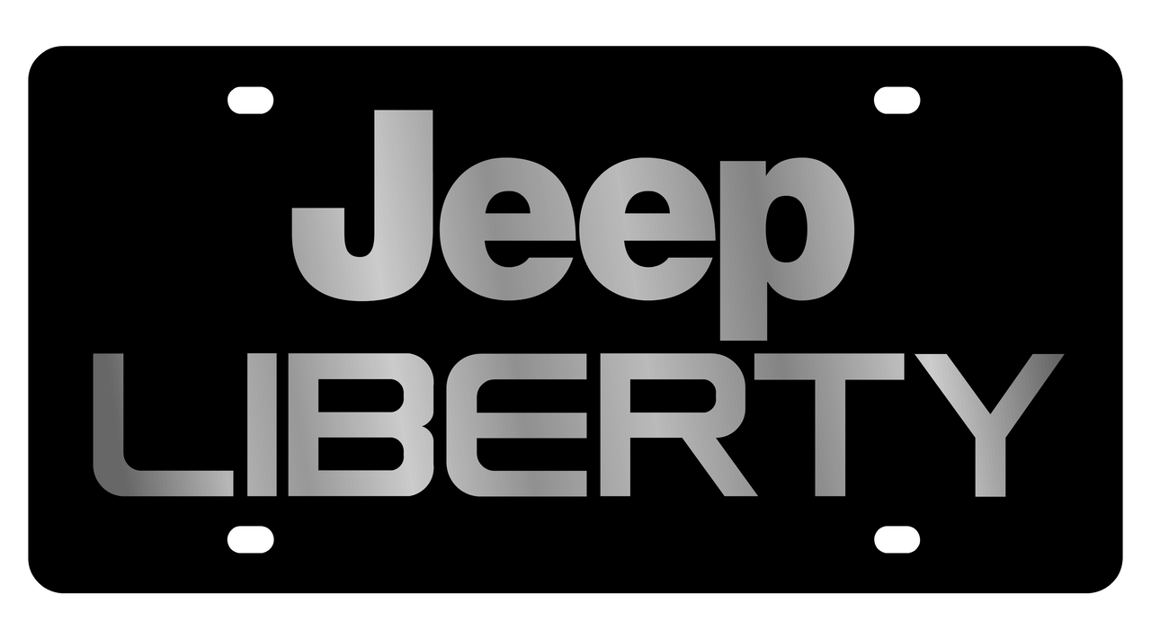 Jeep Liberty Carbon Steel License Plate